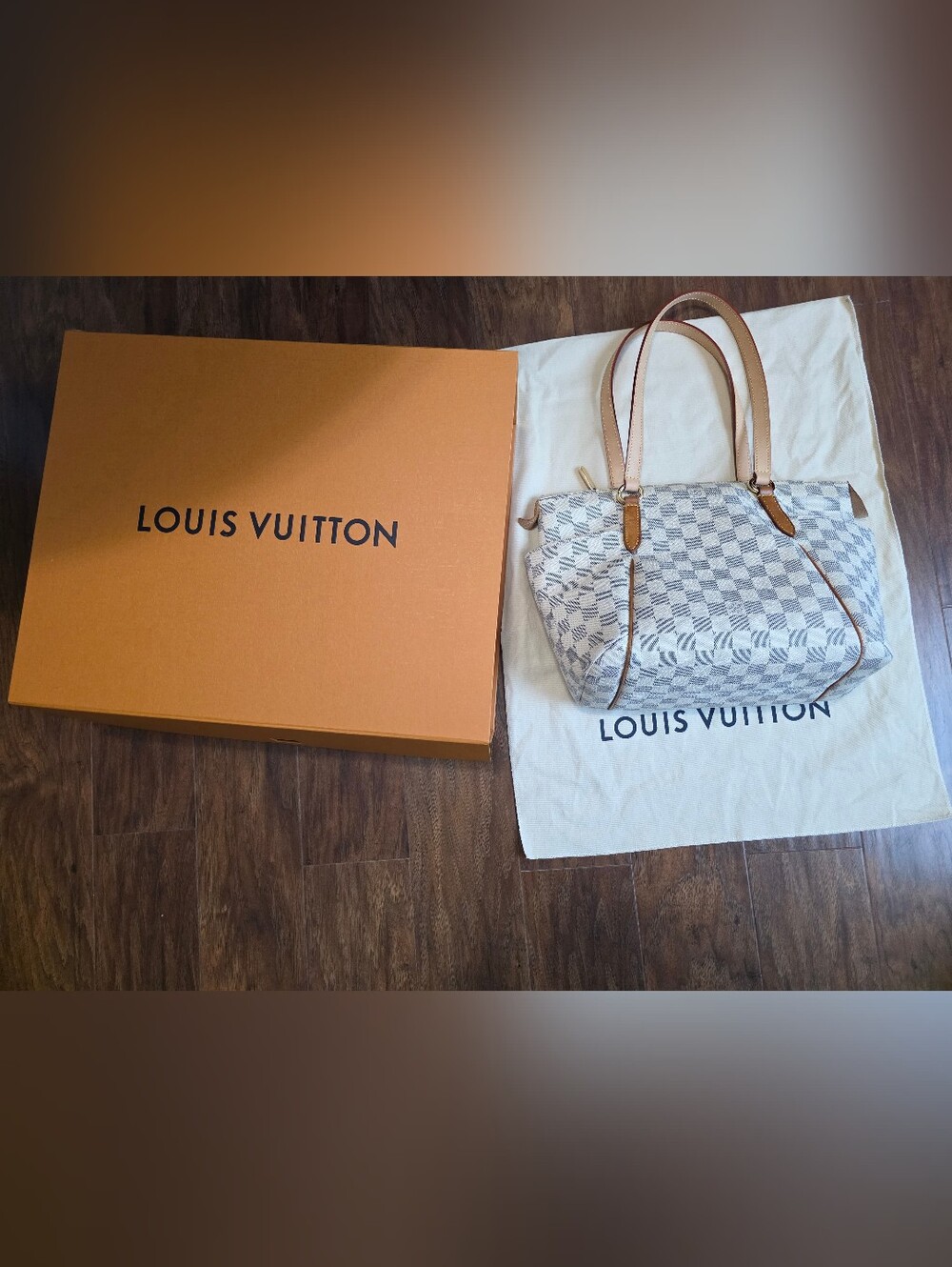 Louis Vuitton Damier Azur Totally MM Authentic